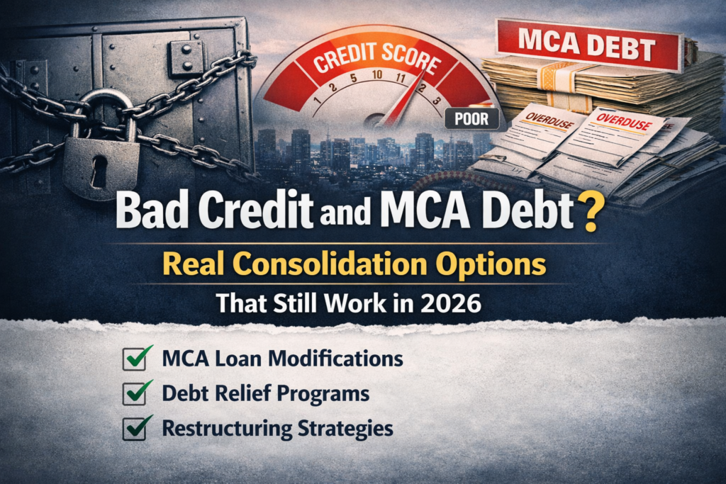 Bad Credit MCA Consolidation