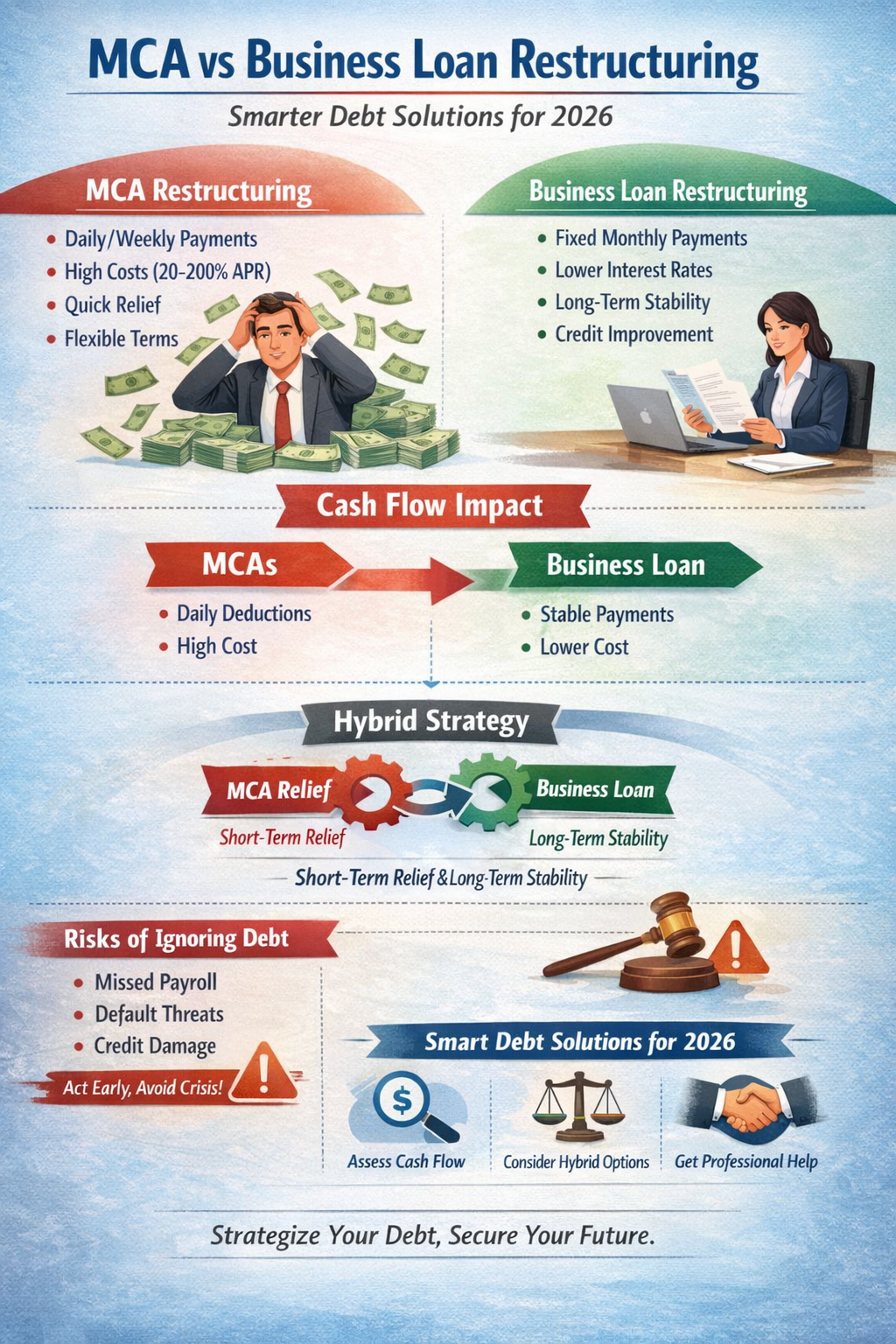 MCA vs Business Loan Restructuring