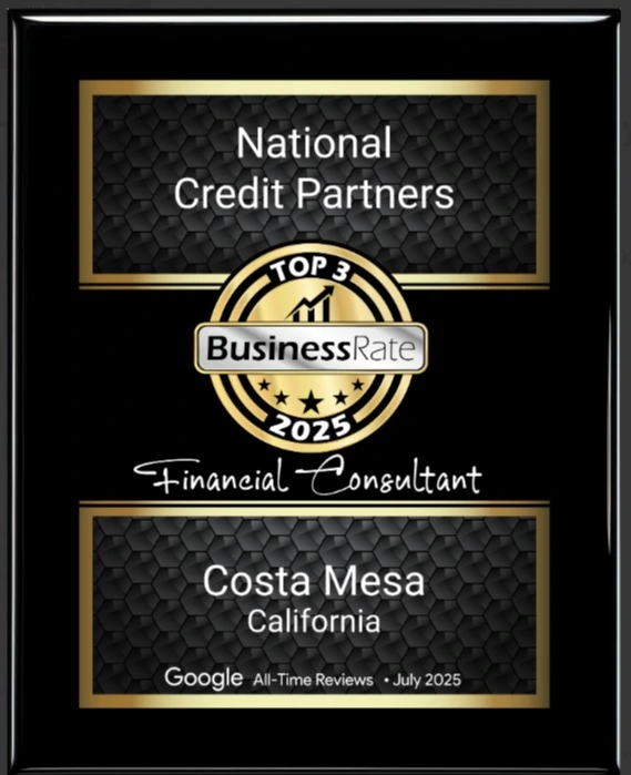 Recognized as a Top 3 Financial Consultant by BusinessRate in Costa Mesa, California for 2025.